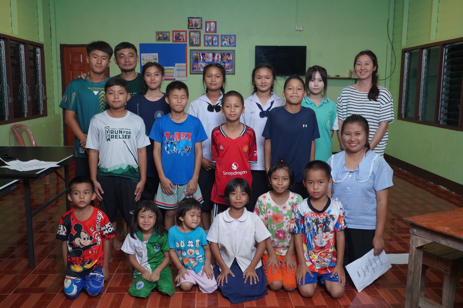 A Kinship family — house parents with their children